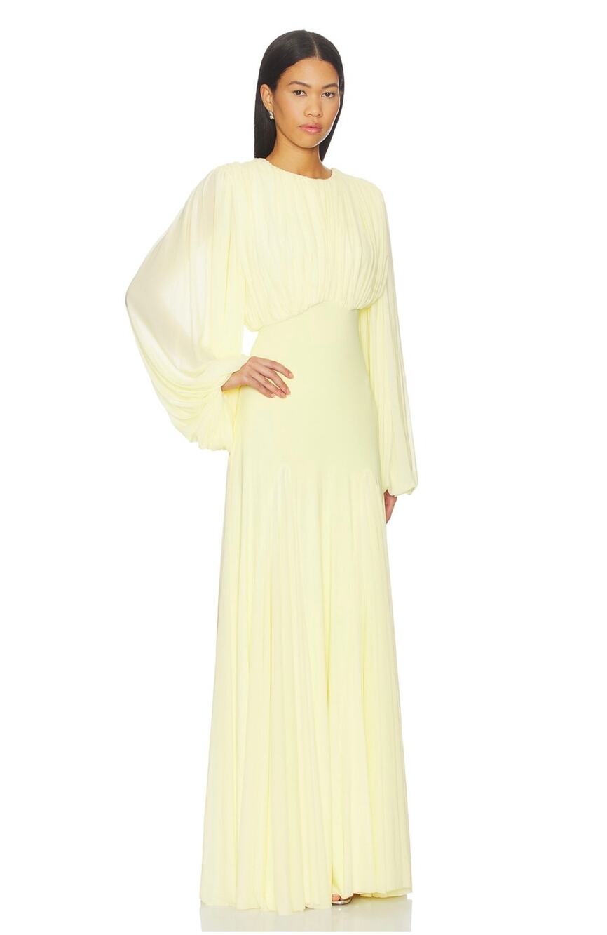 NEW Deme By Gabriella Revolve Jeanie Dress in Sunshine Yellow Size XS